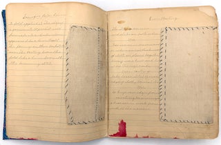 1905 Sewing Sample Book by 14-year-old Student of Sewing