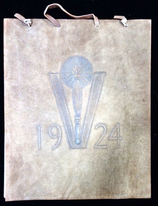 Item #26000121 1924 Vassar Calendar with Leather Cover