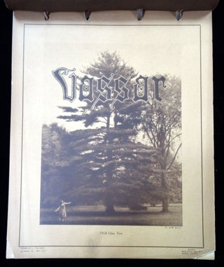 1924 Vassar Calendar with Leather Cover