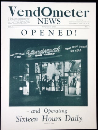 VendOmeter News journals and pamphlet, 1928
