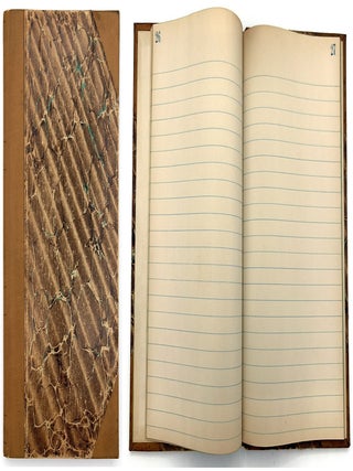 Item #26000132 Blank Late 19th cent. Lined Notebook