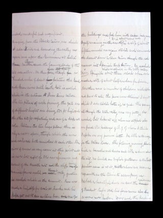 An Array of Notes of a Mother's trip by train Across America, c1884