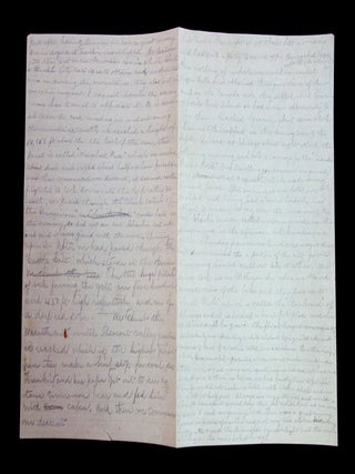 An Array of Notes of a Mother's trip by train Across America, c1884
