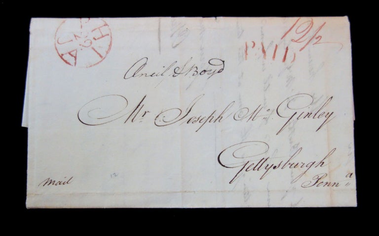 Item #26000142 Statement for the Purchases of Crockery due to the Estate of John Ginley, Gettysburg, PA, 1812