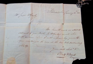 Statement for the Purchases of Crockery due to the Estate of John Ginley, Gettysburg, PA, 1812