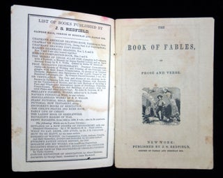 Item #2600018 The Book of Fables, in Prose and Verse