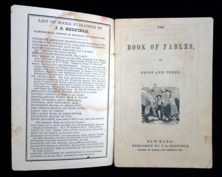 Item #2600018 The Book of Fables, in Prose and Verse.
