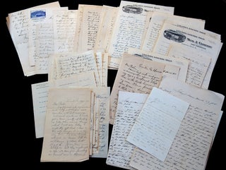 An Archive of over 600 pieces of Jacob Meck (1859-1930), prominent merchandising entrepreneur, postmaster, and cigar manufacturer, Meckville, Berks County, PA, 1864-1911