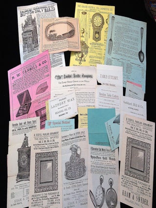 An Archive of over 600 pieces of Jacob Meck (1859-1930), prominent merchandising entrepreneur, postmaster, and cigar manufacturer, Meckville, Berks County, PA, 1864-1911