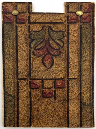Item #26000353 Charming Handmade Wallpaper Cover Inspirational Book created by a Teacher, 1920