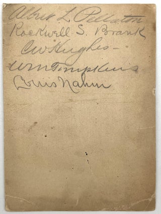 "Annual Banquet of the Apollo Club" - 1901 Menu from Southern Hotel in Manhattan