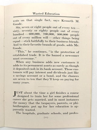 The Little Journal for Physicians, Vol. 2, No. 8 -- Interesting Commentary on Gender Roles in the Medical Field c.1934