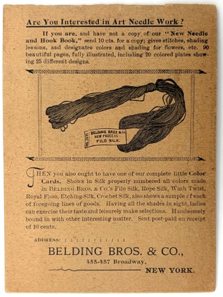 Slate Drawings Advertising Embroidery Silks