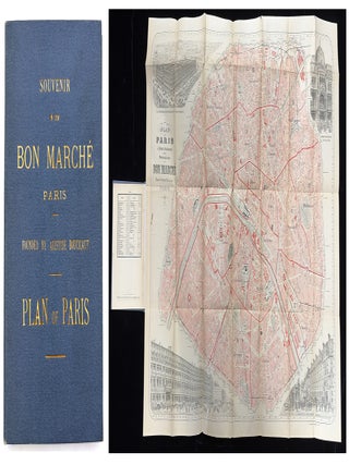 Item #260006185 "Souvenir of the Bon Marche Paris" -- 1891 Souvenir Book with Large...
