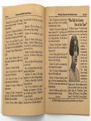 "Bridal Superstitions" - c.1930 Dream Book Advertising Dr. Pierce's Family Medicines to Women