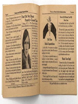 "Bridal Superstitions" - c.1930 Dream Book Advertising Dr. Pierce's Family Medicines to Women