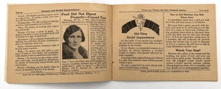 "Bridal Superstitions" - c.1930 Dream Book Advertising Dr. Pierce's Family Medicines to Women