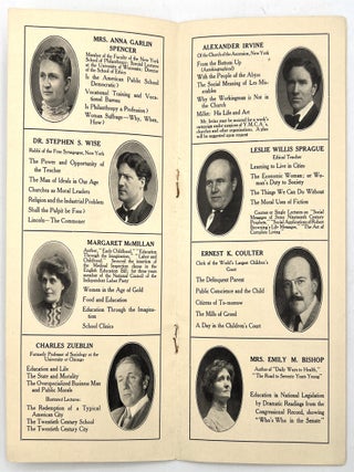 1910-1911 Lecture Season Announcement from Talent Broker