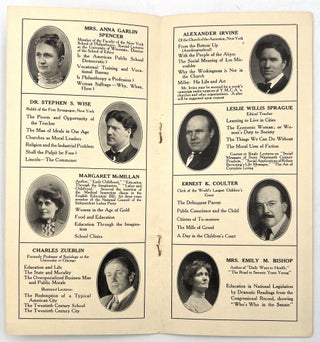 1910-1911 Lecture Season Announcement from Talent Broker