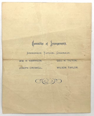 1869 Lee Literary Association Anniversary Program