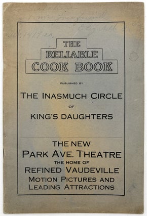 Item #260006609 The Reliable Cook Book
