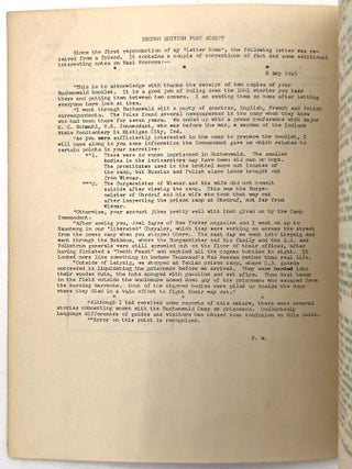 "Buchenwald Concentration Camp: A Letter Home by FMS Miller Colonel, AC" - Visceral First-hand Account of Liberation of Concentration Camps in 1945