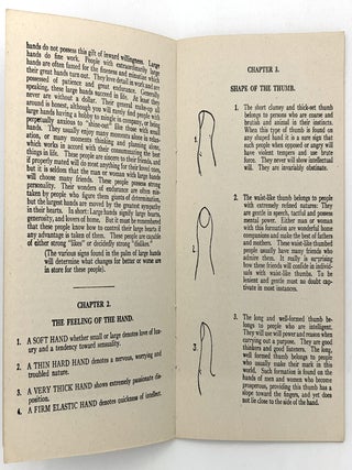 "What Is In Your Life?" -- 1921 Guide to Palm Reading