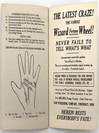 "What Is In Your Life?" -- 1921 Guide to Palm Reading