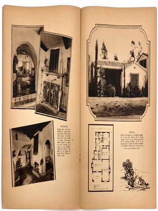 Item #260006749 "Spanish Homes" -- Advertising Spanish-Style Floor Plans and Designs to 1920s...