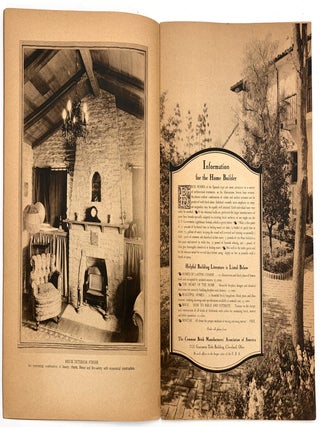 "Spanish Homes" -- Advertising Spanish-Style Floor Plans and Designs to 1920s Home Builders