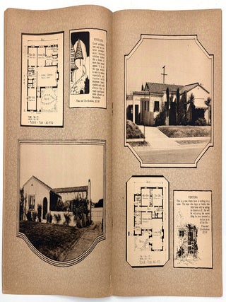 "Spanish Homes" -- Advertising Spanish-Style Floor Plans and Designs to 1920s Home Builders