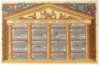 Item #260006752 Chautauqua Literary and Scientific Circle Calendar Card