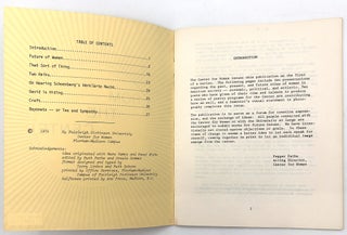 "From the Center" -- First Issue of 1970s Feminist Serial from Fairleigh Dickinson University Center for Women