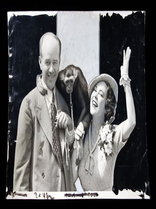 Fifteen (15) Press Photos - Osa & Martin Johnson -Motion Picture Explorer and Adventurer