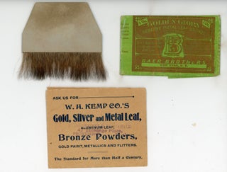 Item #26000988 A Package of Golden Glory - Genuine Metal Leaf Bronze with Application Brush -...