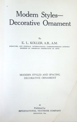 Modern Styles-Decorative Ornament, series 40