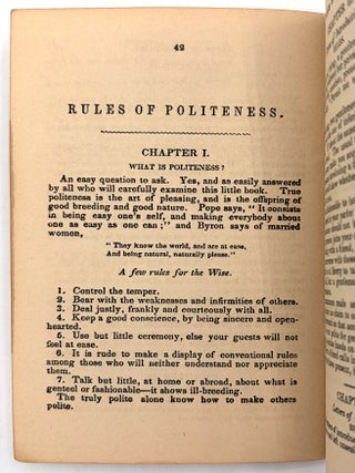 Early 20th cent. Reprint of an 1840s Letter Writer