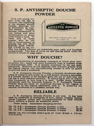 "A Personal Message to You" -- Advertising Family Medicines to Housewives
