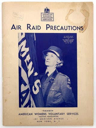 Item #26001731 "Air Raid Precautions" -- 1942 American Women's Voluntary Services Booklet