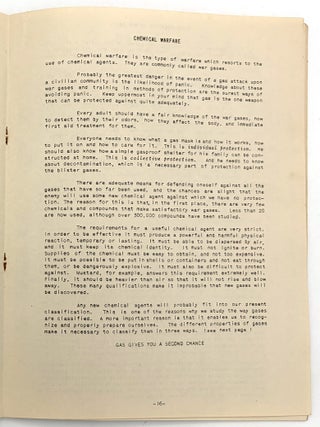 "Air Raid Precautions" -- 1942 American Women's Voluntary Services Booklet