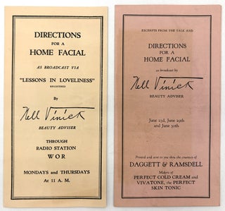 Item #26001936 Beauty and Skin Care Tips by Radio "Beauty Advisor" Nell Vinick. Nell...