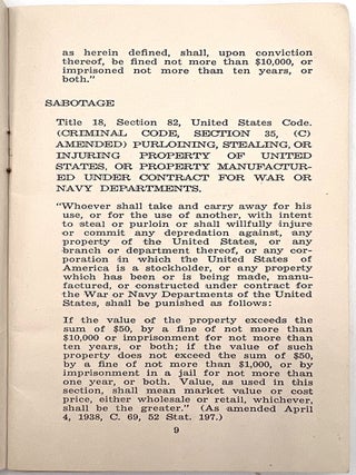Handbook on Wartime Production