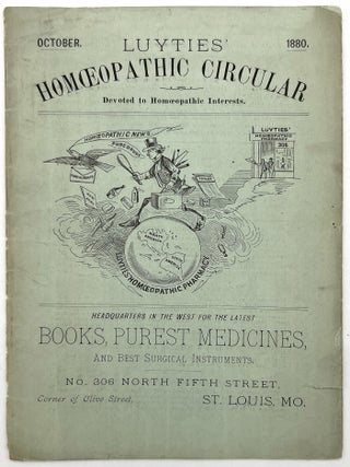 Item #26003299 "Luyties' Homeopathic Circular" - Advertising Early Homeopathic Remedies and...