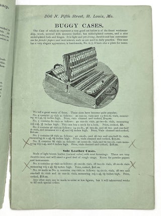 "Luyties' Homeopathic Circular" - Advertising Early Homeopathic Remedies and Medical Equipment
