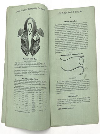 "Luyties' Homeopathic Circular" - Advertising Early Homeopathic Remedies and Medical Equipment