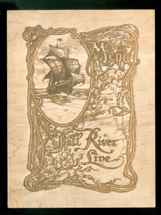 Fall River Line Menu - Steamer Plymouth c1900