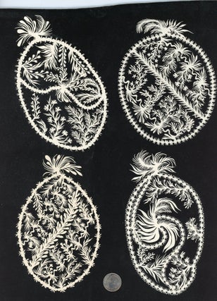 Item #26005325 4 Examples of a Regency Era Genteel Females Pastime - Intricate Elaborate Paper...
