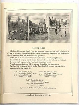 "Spalding Efficient Apparatus for the Play" -- Early Playground Equipment Advertising