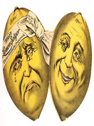 Item #26008002 Anthropomorphic Lemon Advertisement for Wier's Lemon Seltzer