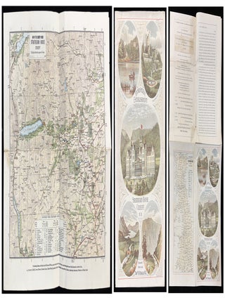 Item #26008208 1880s Promotional Map and Pamphlet for Scottish Hydrotherapeutic Resort...